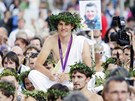 Ústí nad Orlicí vítalo bikera Jaroslava Kulhavého, který p�ivezl zlato z...
