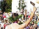 Ústí nad Orlicí vítalo bikera Jaroslava Kulhavého, který p�ivezl zlato z...