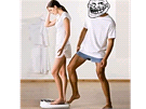 Tvář "Troll" z populární memové série "rage comic" je jedna z často Tvář "Troll" z populární memové série "rage comic" je jedna z často