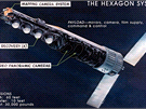 Systém Hexagon (KH-9, zvaný též Big Bird) se vyznačoval nosností čtyř Systém Hexagon (KH-9, zvaný též Big Bird) se vyznačoval nosností čtyř