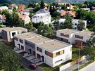 Rodinné domy v Praze 6 - Suchdole navržené pro developera od Qarta architektura Rodinné domy v Praze 6 - Suchdole navržené pro developera od Qarta architektura