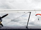 Aviatická show v Hradci Králové, kam se slet�ly slavné letouny Antonov An-2...