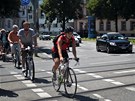 Na mnichovsk�ch cyklostezk�ch ob�as b�v� husto.