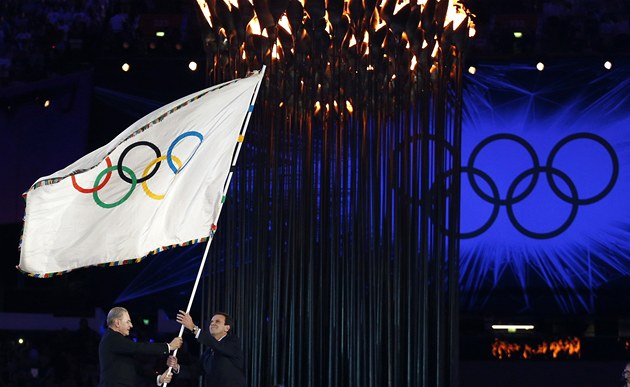 SBOHEM LONDÝNE, VÍTEJ RIO. Předseda Mezinárodního olympijského výboru Jacques SBOHEM LONDÝNE, VÍTEJ RIO. Předseda Mezinárodního olympijského výboru Jacques