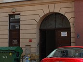 Vchod do ubytovny P��voz v Ostrav�