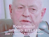 Osmond Ritland, vedoucí programu Corona (USAF) Osmond Ritland, vedoucí programu Corona (USAF)