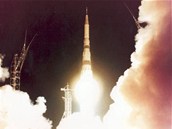 Noční start rakety N1 Noční start rakety N1