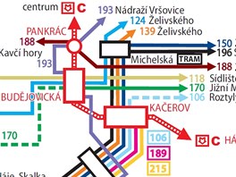 Zm�ny v pra�sk� MHD od 1. z��� 2012 - Praha 4 a 12