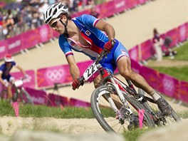 Jan �karnitzl p�i olympijsk�m z�vod� horsk�ch kol v Lond�n�. 