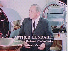 Arthur Lundhal, ředitel Centra pro interpretaci snímků Arthur Lundhal, ředitel Centra pro interpretaci snímků