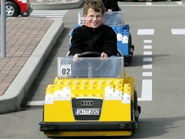 Na autíčkách v Legolandu Na autíčkách v Legolandu