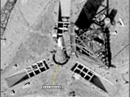 Špionážní snímek rakety N1 z 19. září 1968 Špionážní snímek rakety N1 z 19. září 1968