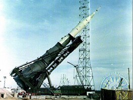 Vztyčování rakety N1 Vztyčování rakety N1