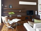 Dominantou ob�vac�ho pokoje je Lounge Chair Charlese Eamese zna�ky Vitra.