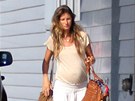 T�hotn� Gisele B�ndchenov� (Boston, 11. srpna 2012)