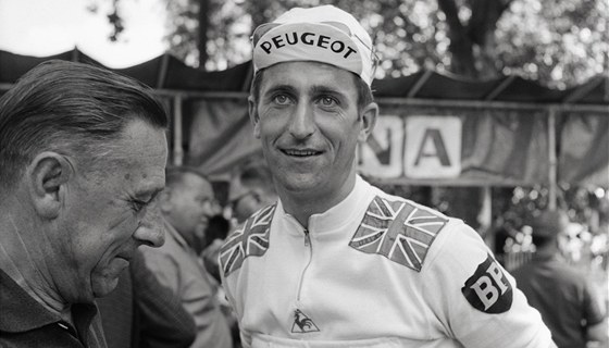 Tom Simpson v Angers před startem Tour de France Tom Simpson v Angers před startem Tour de France