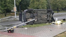 Při nehodě tří aut nedaleko stanice metra Střížkov skončil život čtrnáctileté Při nehodě tří aut nedaleko stanice metra Střížkov skončil život čtrnáctileté