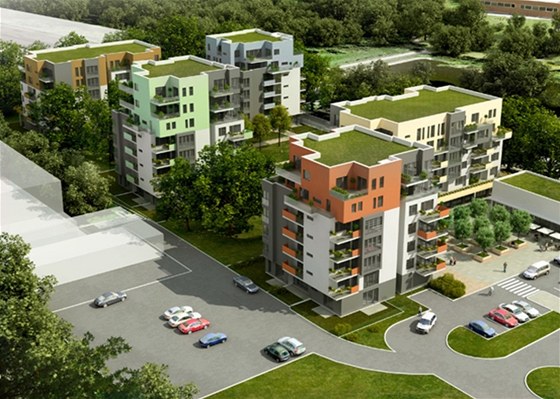 Rezidence Čámovka z ptačí perspektivy Rezidence Čámovka z ptačí perspektivy