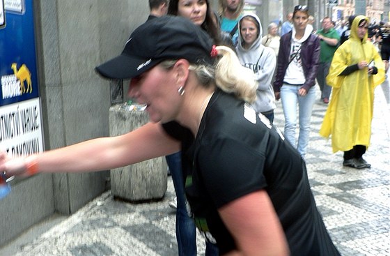 Amat�rsk� sn�mek z trati, kde zdrav�m svoje d�ti.