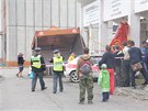 Na zl�nsk� Barum Rally vyl�tl z trati v�z ma�arsk� pos�dky. Stalo se to v...