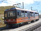 Na začátek trasy vyjedete vláčkem mířícím na Gornergrat. Na začátek trasy vyjedete vláčkem mířícím na Gornergrat.