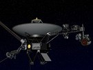 Voyager 1 ve vesmíru na ilustraci NASA Voyager 1 ve vesmíru na ilustraci NASA
