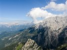 Pohled ze Schartenspitze na masiv Watzmanu Pohled ze Schartenspitze na masiv Watzmanu