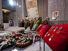 Poh�eb armádního generála Tomá�e Sedlá�ka na Vítkov� (4. zá�í 2012, Praha)
