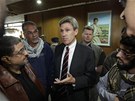 Velvyslanec USA v Libyi Chris Stevens, kter� zem�el p�i �toku na konzul�t v