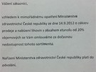 Upozorn�n� pro z�kazn�ky v prodejn� Albert v Liberci, kde kv�li z�kazu prodeje