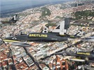 Breitling stíhačky nad Prahou. Albatros L-39 Breitling stíhačky nad Prahou. Albatros L-39