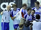 �e�t� volejbalist� na kvalifika�n�m turnaji o mistrovstv� Evropy. Asistent