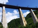 Ščerbinský viadukt vysoký 39 m Ščerbinský viadukt vysoký 39 m