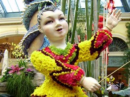 Hotel Bellagio, botanick� zahrada. Za��tkem �nora zde byla naaran�ovan� k