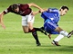 �Tom� Ho�ava (vpravo) v minul� sezon� je�t� v dresu Olomouce v souboji se spar�anem Manuelem Pami�em.