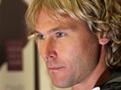 Pavel Nedv�d na setk�n� s novin��i v Brn�.