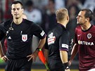 Spar�an Marek Mat�jovsk� se po duelu s Olomouc� pou�t� do debat s rozhod��mi.