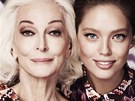 Jednou z tv��i kolekce Missoni Lindex se stala 81let modelka Carmen Dell'Orefice
