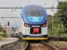 P�edstaven� nov� vlakov� soupravy RegioShark na plze�sk�m hlavn�m n�dra��.
