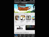 iPhone 5 - nov� podoba obchodu s aplikacemi App Store.