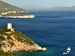 Mys Capo Caccia nedaleko Alghera (Sardinie) 