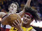 Českého basketbalistu Jana Veselého (v pozadí) v dresu Washingtonu tentokrát Českého basketbalistu Jana Veselého (v pozadí) v dresu Washingtonu tentokrát