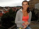 "Víno si dám ob�as ráda," p�iznává.