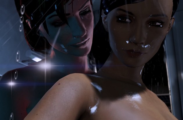 Lesbická scéna v Mass Effect Lesbická scéna v Mass Effect