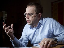 Moderátor Václav Moravec