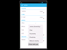 Screenshot z telefonu ZTE Grand X In Screenshot z telefonu ZTE Grand X In