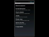 Screenshot z telefonu ZTE Grand X In Screenshot z telefonu ZTE Grand X In