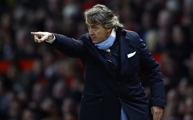 Roberto Mancini, trenér Manchesteru City.