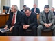 Na lavici obžalovaných: Josef Knotek, Ladislav Jelínek, Michal Motejl, Jiřina Šindelářová a Antonín Kühn. (15. 4. 2013) Tentokrát k jičínskému soudu přišel jen Jelínek a Kühn.