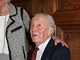 Christian de Duve se svou �enou na p�ed�v�n� cen �en�m ve v�d� v b�eznu 2013